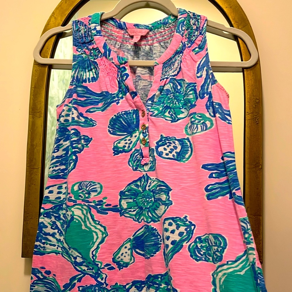 Lily Pulitzer shell print pullover dress. XS